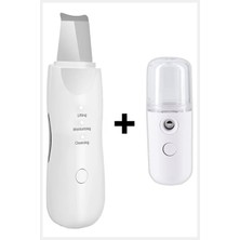 Normadia Ultrasonik Spatula ve Soğuk Buhar Seti, Yüz Temizleme ve Akne Bakımı