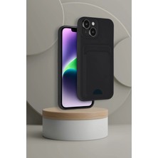 Newface Iphone 14 Kılıf Kelvin Kartvizitli Silikon - Koyu Yeşil