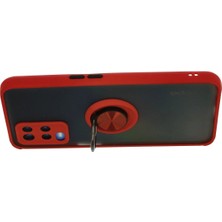 Newface Oppo A54 4g Kılıf Montreal Yüzüklü Silikon Kapak - Kırmızı