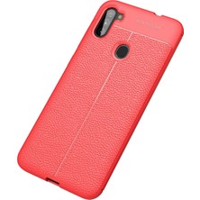 Newface Samsung Galaxy A11 Kılıf Auto Focus Kapak - Kırmızı