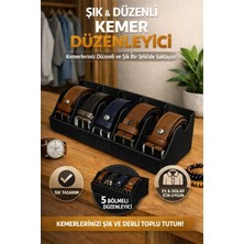 Redmina 5 Bölmeli Kemer Çorap Takı Makyaj Organizeri 13X32 cm