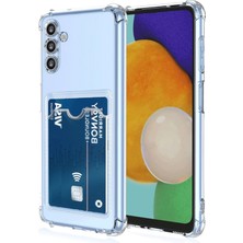 Newface Samsung Galaxy A26 Kılıf Kart Şeffaf Silikon - Şeffaf