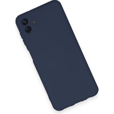 Newface Samsung Galaxy A04 Kılıf Nano Içi Kadife Silikon - Lacivert