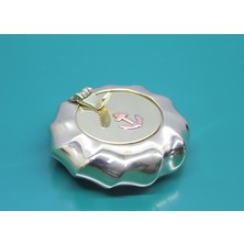 NW NessiWorld Pirinç Çapalı Kapaklı Küllük 7 cm