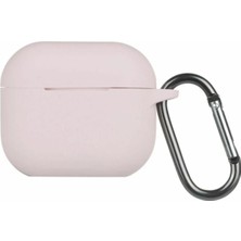 Newface Airpods 3 (3.nesil) Hang Kılıf - Pudra