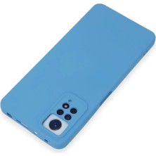 Newface Xiaomi Redmi Note 12 Pro 4g Kılıf Nano Içi Kadife Silikon - Mavi