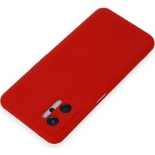 Newface Realme 9ı 4g Kılıf Nano Içi Kadife Silikon - Kırmızı