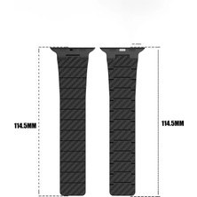 Movenchy Watch 45MM Carbon Steel Kordon - Yıldız Işığı