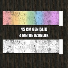 Mixoyuncak Dinazorlar Dünyası Dev Rulo Boyama Kağıdı 4 Metre Eğitici Çocuk Aktivite Seti