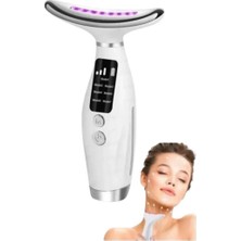 Normadia 400MAH Isıtmalı Yüz ve Boyun Sıkılaştırıcı Cihaz, Lcd, 7 Mod