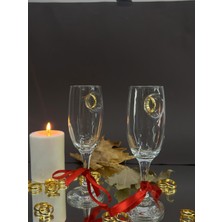 Şampanya Kadehi̇ Yüzük Fi̇gürlü 2'li̇