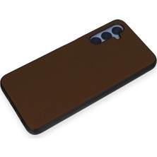 Newface Samsung Galaxy A05S Kılıf Taft Kapak - Kahverengi