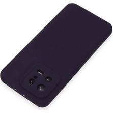 Newface Xiaomi Mi 13 Kılıf Nano Içi Kadife Silikon - Mor