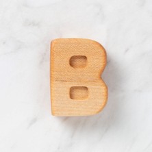 NW NessiWorld Hobi Baby Organik Ahşap Harf - B