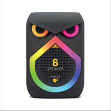 Newdaki Rgb LED Işıklı 8 Inç 16W Bluetooth Hoparlör – Taşınabilir Ses Sistemi | Tws Destekli