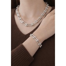 Girift Vintage Zant Kolye Bileklik Seti