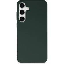 Newface Samsung Galaxy S24 Plus Kılıf First Silikon - Koyu Yeşil