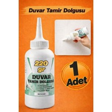 Karapolat Duvar Tamir Dolgu Macunu Beyaz Macun  Hazır Beyaz Pratik Duvar Tamir Macunu 220GR