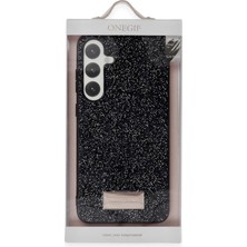 Onegif Samsung Galaxy A55 5g Bright Simli Kapak - Derin Mor