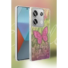 Newface Xiaomi Redmi Note 13 Pro 4g Kılıf Blade Aynalı Desenli Kapak - Desen 4
