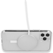 Newface Iphone 16 Plus Kılıf Pc Real Magsafe Kapak - Şeffaf