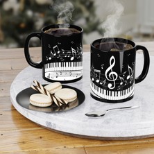 Masiem Müzik Nota Baskılı Kupa