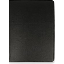 Newface Samsung Galaxy X800 Tab S8 Plus 12.4 Kılıf 360 Tablet Deri Kılıf - Siyah