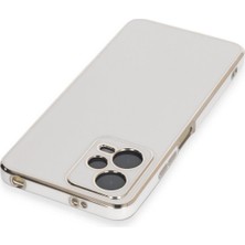 Newface Xiaomi Poco X5 5g Kılıf Volet Silikon - Beyaz