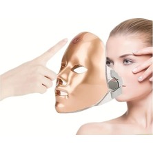 Normadia Şarjlı Renkli LED Yüz Maskesi, Çok Fonksiyonlu Foton Terapi Maskesi