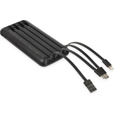 Yosonda A87 4ın1 20.000 Mah Powerbank - Siyah