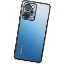 Newface Xiaomi Redmi Note 12 Pro 5g Kılıf Razer Lensli Silikon - Yeşil