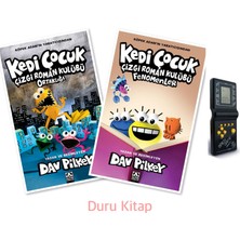 Altın Kitaplar Kedi Çocuk 4 - Kedi Çocuk 5 (Son 2 Kitap) (Şubat 2026) Brick Game Tetris Oyun Makinesi Hediye