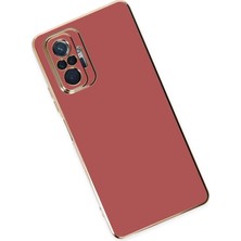 Newface Xiaomi Redmi Note 10 Pro Kılıf Volet Silikon - Kırmızı