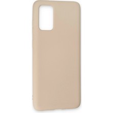 Newface Samsung Galaxy S20 Kılıf Nano Içi Kadife Silikon - Pudra
