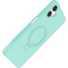 Newface Samsung Galaxy A06 Regal Magsafe Standlı Kapak - Su Yeşili