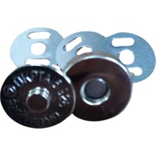 NW NessiWorld Manyetik Çanta Çıtçıtı Gümüş 5 Adet