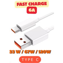Fodos Vivo Y33S / Y35 / Y36 / Y51 / Y53S / Y70 / Y76 6A Type C Uyumlu Vivo Hızlı Şarj Kablosu