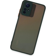 Newface Xiaomi Redmi Note 12S Kılıf Montreal Silikon Kapak - Yeşil