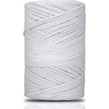 NW NessiWorld Pamuk Makrome 2 mm Beyaz