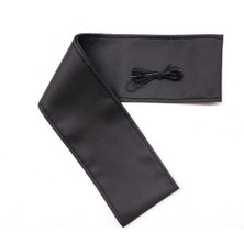 NW NessiWorld Tüm Araçlara Uyumlu Deri Direksiyon Kılıfı, Dikmeli Siyah Dikişli