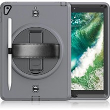 Newface Ipad 5 Air 9.7 Kılıf Strap-C Otterbox Tablet Kapak - Gri