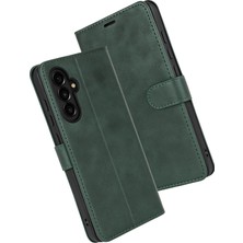 Newface Samsung Galaxy A17 5g Trend S Plus Kapaklı Kılıf - Yeşil