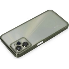 Newface Realme C35 Kılıf Razer Lensli Silikon - Yeşil