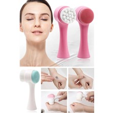 Normadia Çift Gözenekli Yüz Silikon ve Makyaj Temizleme Fırçası