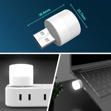 By Nevser® USB Mini Top LED 10’lu Aydınlatma Seti – Sıcak Renkli Gece Lambası, Enerji Tasarruflu Mikro LED Işıklar
