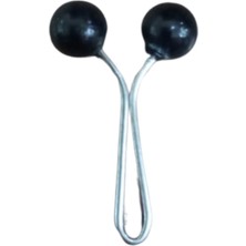 NW NessiWorld Eşarp Klipsi Top Model Düz Siyah 1 Adet