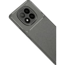 Newface Xiaomi Redmi Note 14 Pro Plus Kılıf Auto Focus Karbon Kapak - Gri
