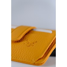 Boleine Unisex Deri Kartlık Ares BL2003 Guti Hardal Sarısı