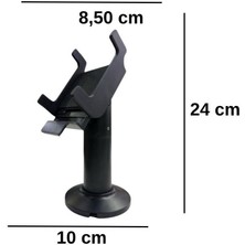 Karaağaç Elektronik Siyah Yazarkasa Pos Standı Montelenebilir 24 cm Yükseklik Tüm Yazarkasalara Uyumlu
