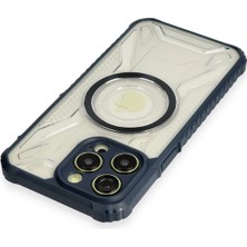 Newface Iphone 12 Pro Kılıf Prag Magneticsafe Kapak - Lacivert